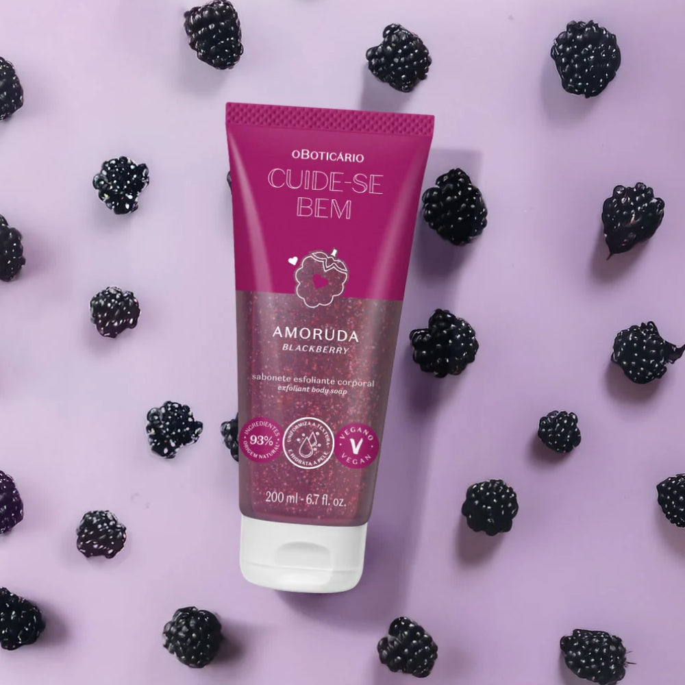 O Boticário Cuide-se Bem Amoruda Sabonete Corporal - Bagnoschiuma Esfoliante 200ml