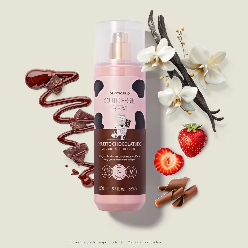 O Boticário Cuide-se Bem Body Splash Deleite Chocolatudo - Eau de Cologne 200ml
