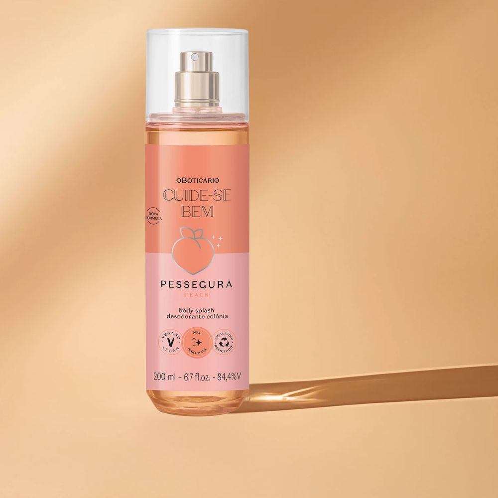 O Boticário Cuide-se Bem Body Splash Pessegura - Eau de Cologne 200ml