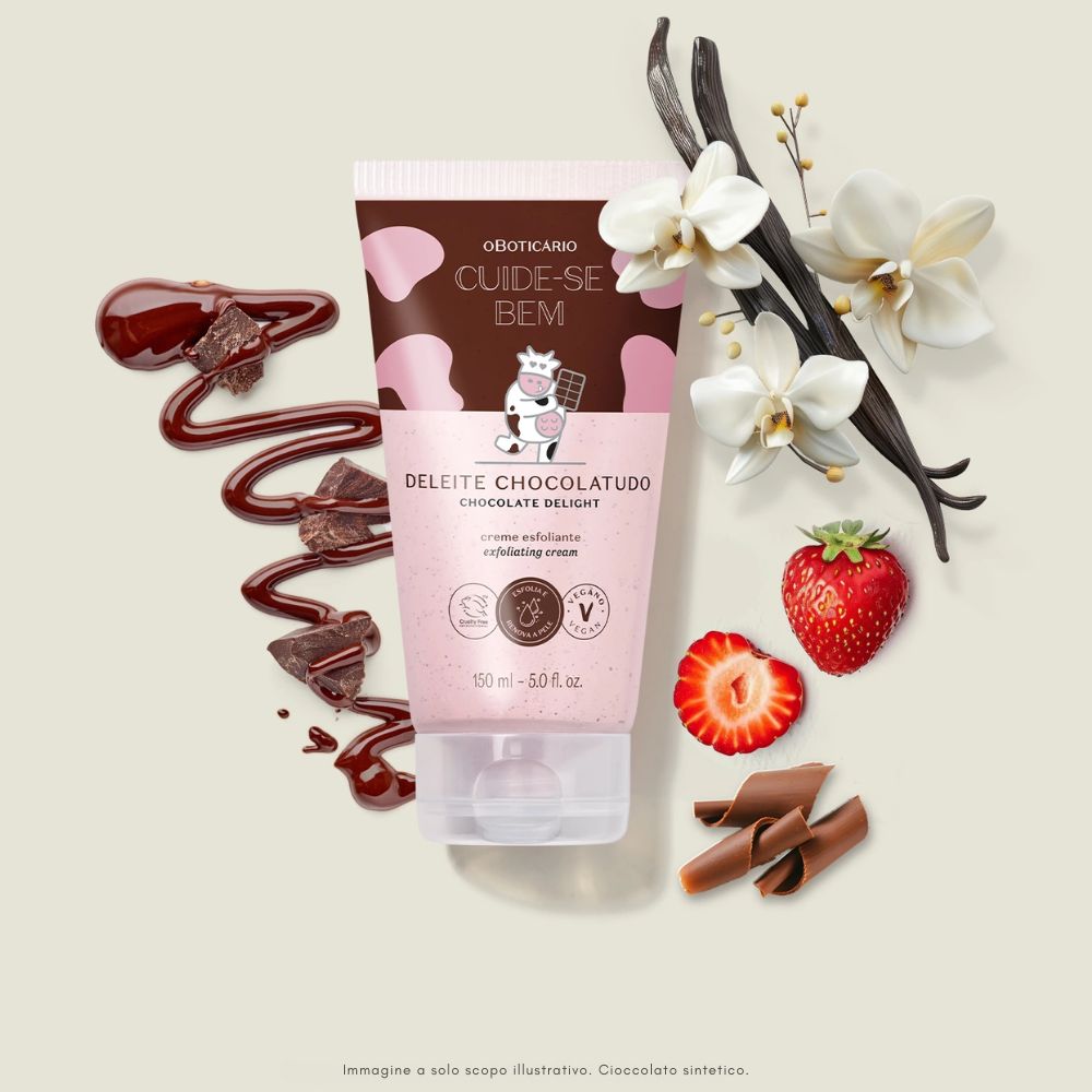 O Boticário Cuide-se Bem Creme Esfoliante Deleite Chocolatudo - Esfoliante corpo 150ml