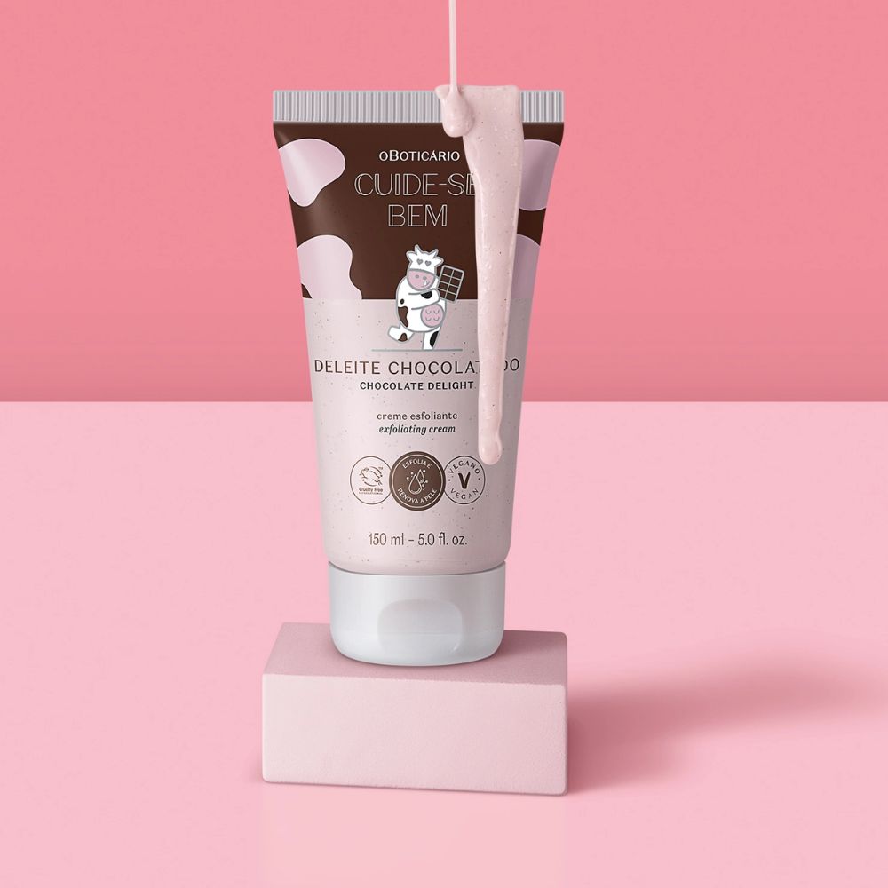 O Boticário Cuide-se Bem Creme Esfoliante Deleite Chocolatudo - Esfoliante corpo 150ml