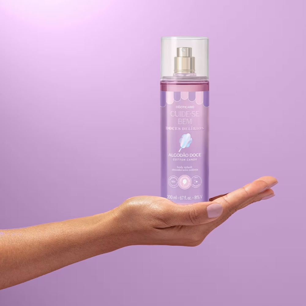 O Boticário Cuide-se Bem Doces Delírios Body Splash Algodão Doce - Eau de Cologne 200ml