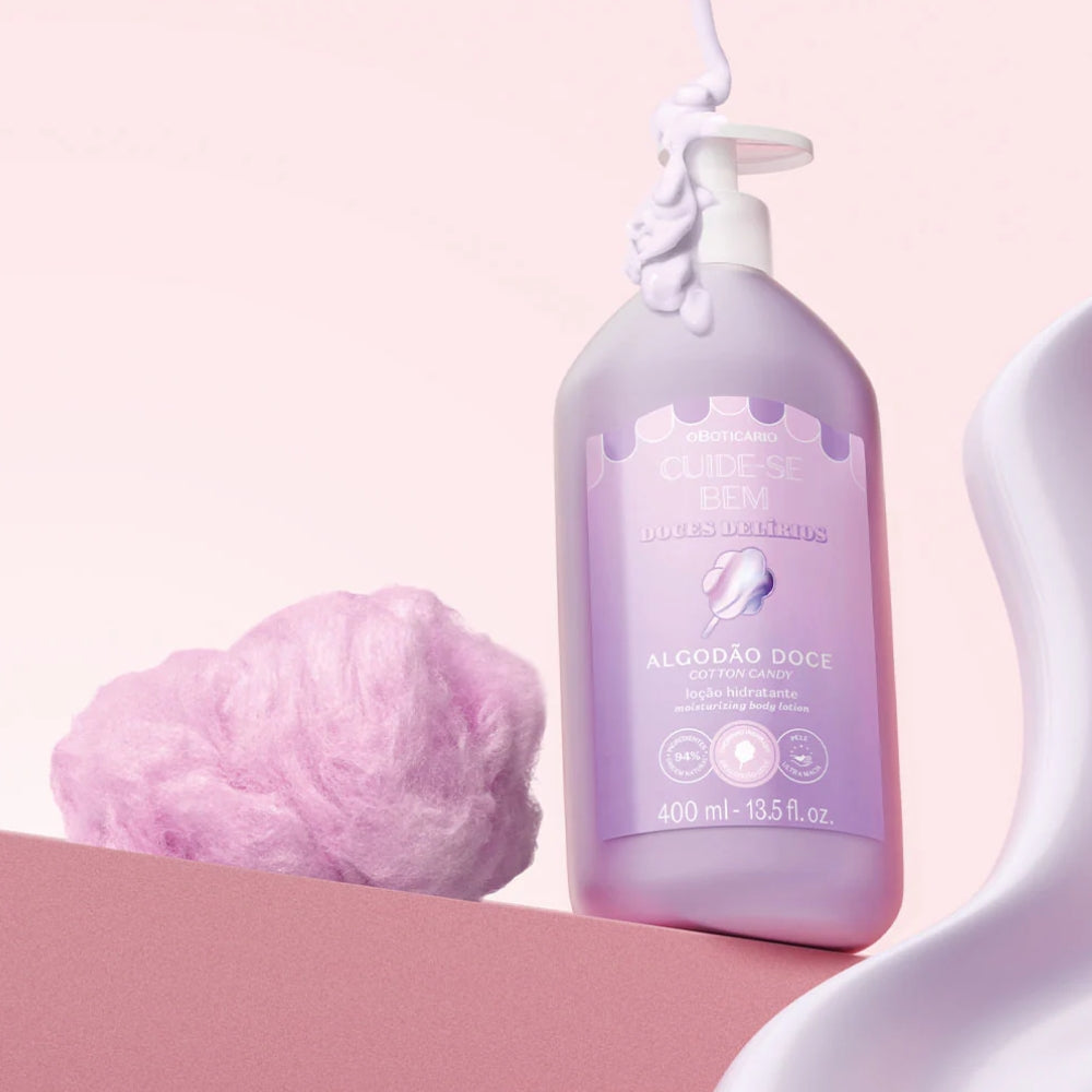 O Boticário Cuide-se Bem Doces Delírios Loção Corporal Algodão Doce - Lozione corpo 400ml