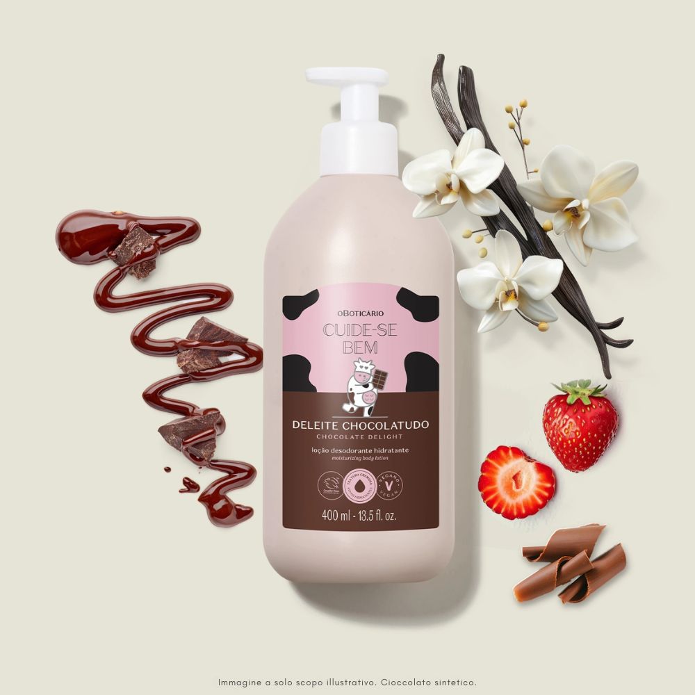 O Boticário Cuide-se Bem Loção Deleite Chocolatudo - Lozione corpo idratante 400ml