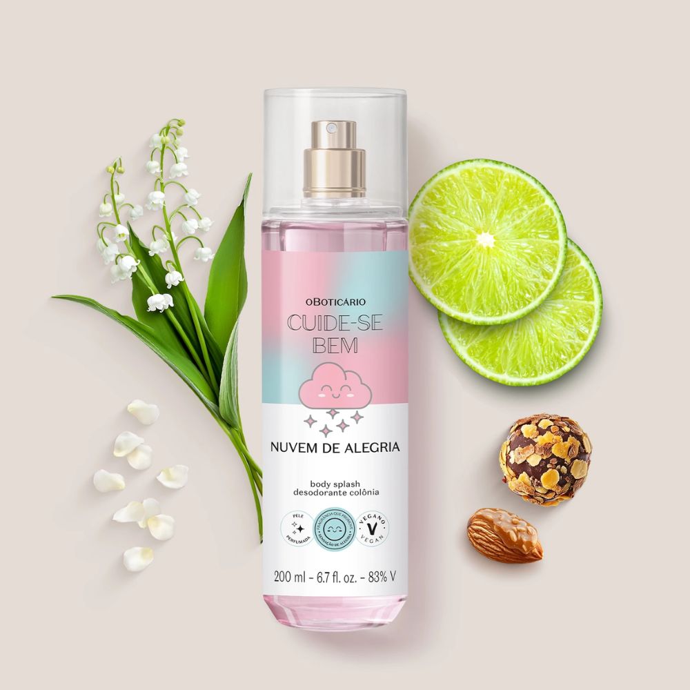O Boticário Cuide-se Bem Body Splash Nuvem de Alegria - Eau de Cologne 200ml