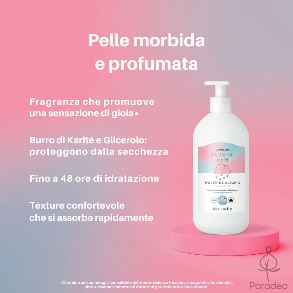 O Boticário Cuide-se Bem Loção Nuvem de Alegria - Lozione corpo idratante 400ml