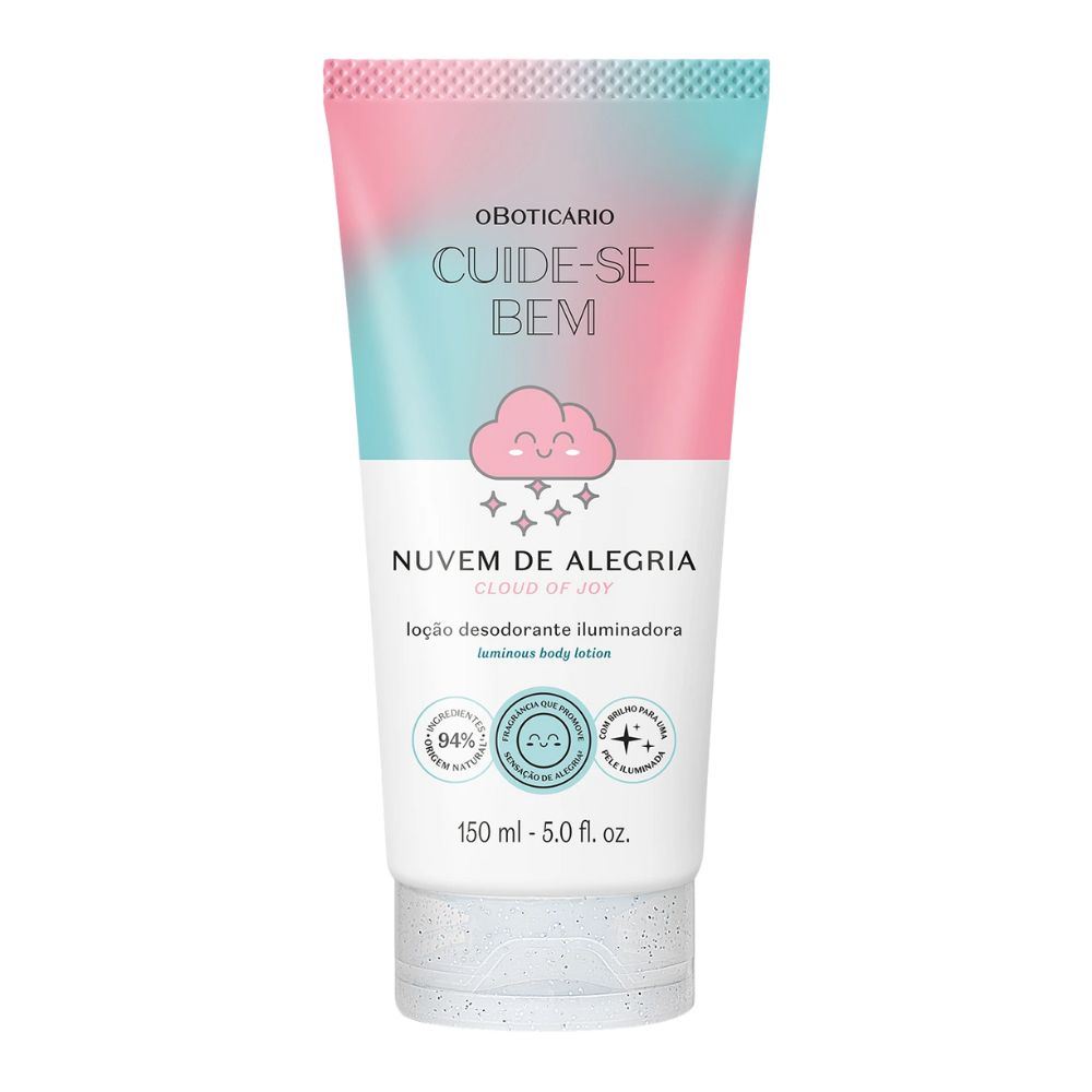 O Boticário Cuide-se Bem Nuvem de Alegria Loção - Lozione idratante illuminante 150ml