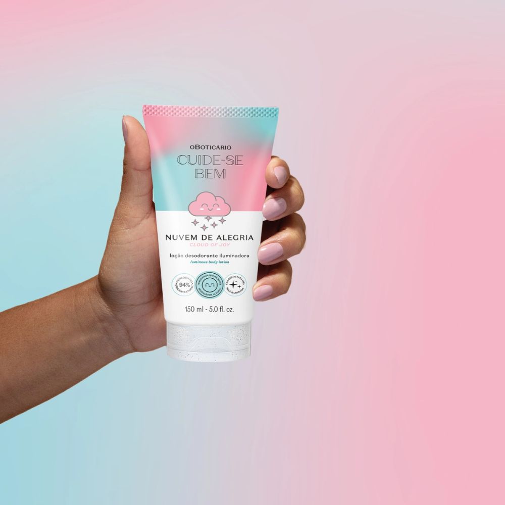 O Boticário Cuide-se Bem Nuvem de Alegria Loção - Lozione idratante illuminante 150ml