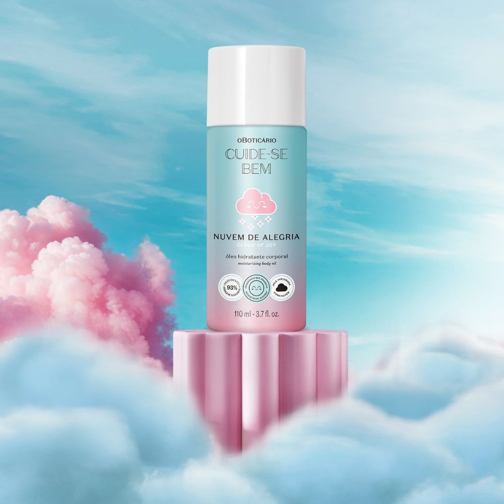 O Boticário Cuide-se Bem Nuvem de Alegria Óleo Corporal - Olio idratante corpo 110ml