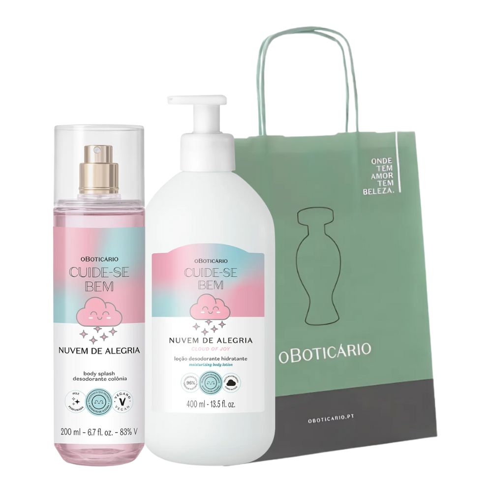 O Boticário Cuide-se Bem Set Nuvem de Alegria - Lozione idratante & Body Splash