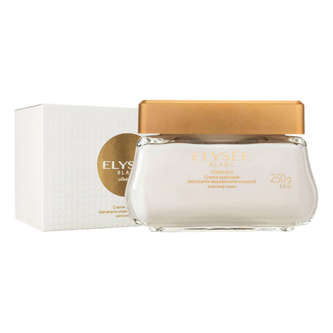 ELYSÉE BLANC Creme Acetinado Hidratante 250gr O Boticario - Satin moisturizing cream