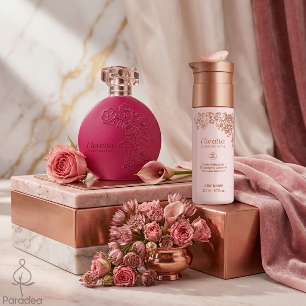 O Boticário Floratta Flores Secretas Coffret cadeau - Eau de Toilette et crème hydratante pour le corps