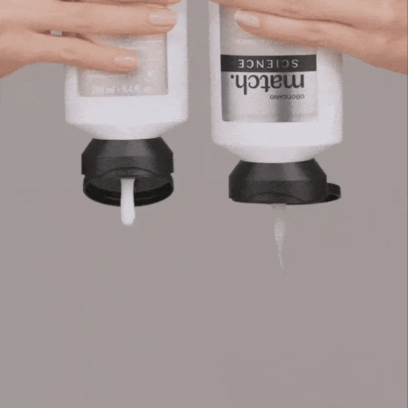 O Boticário Match. Science Pré e Pós-Química – Shampoo + Balsamo