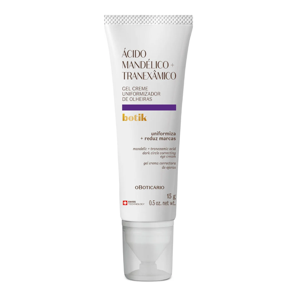BOTIK Gel Creme Uniformizador de Olheiras Ácido Mandélico + Tranexâmico - Crema Gel occhiaie 15gr