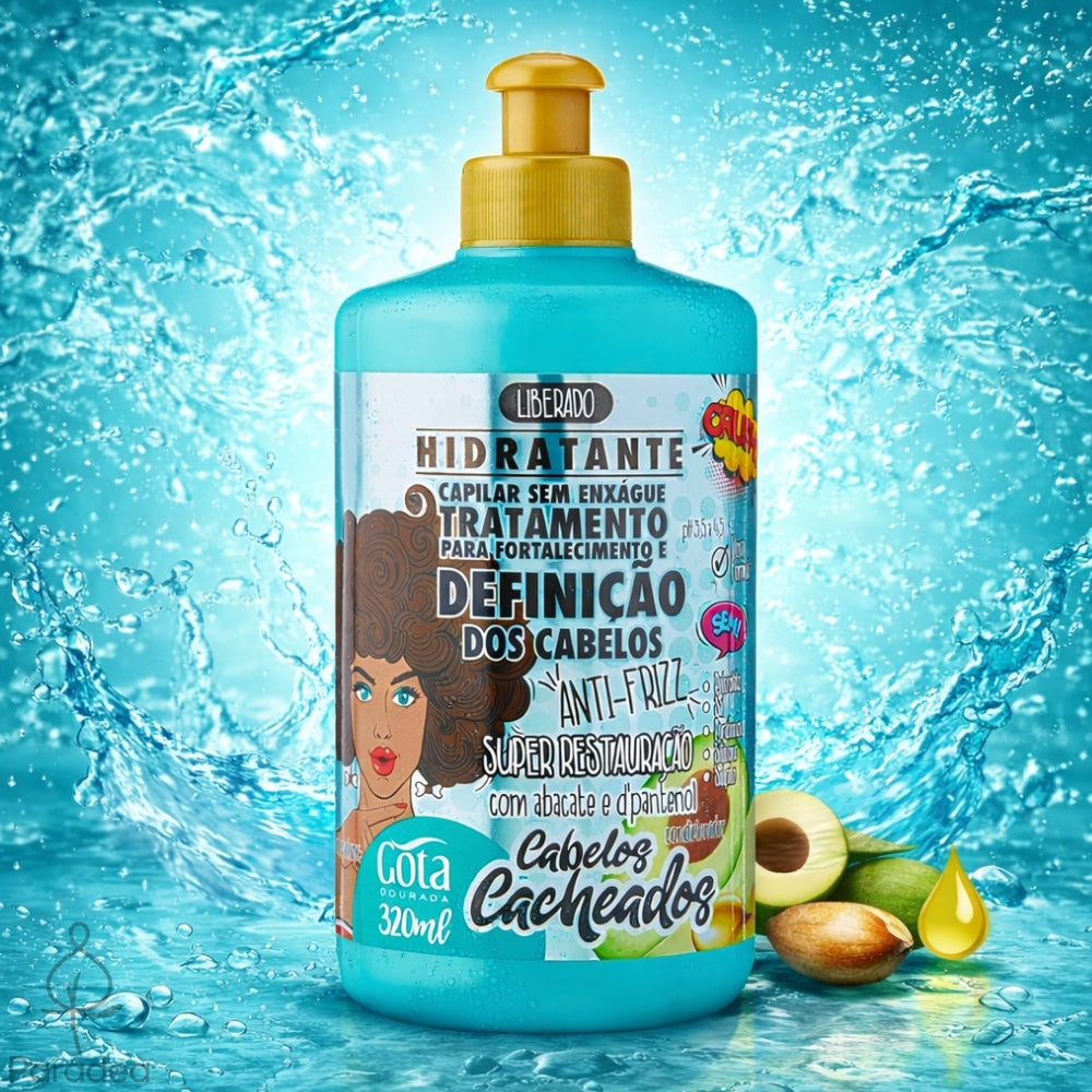 Gota Dourada Cabelos Cacheados - Crema senza risciacquo capelli ricci 320ml