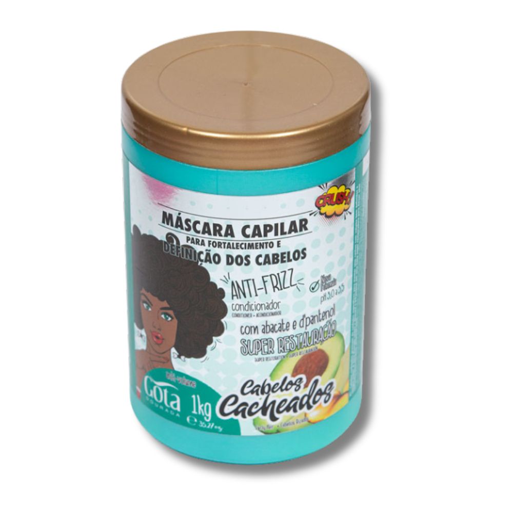 Gota Dourada Cabelos Cacheados - Maschera fortificante e definente 1kg