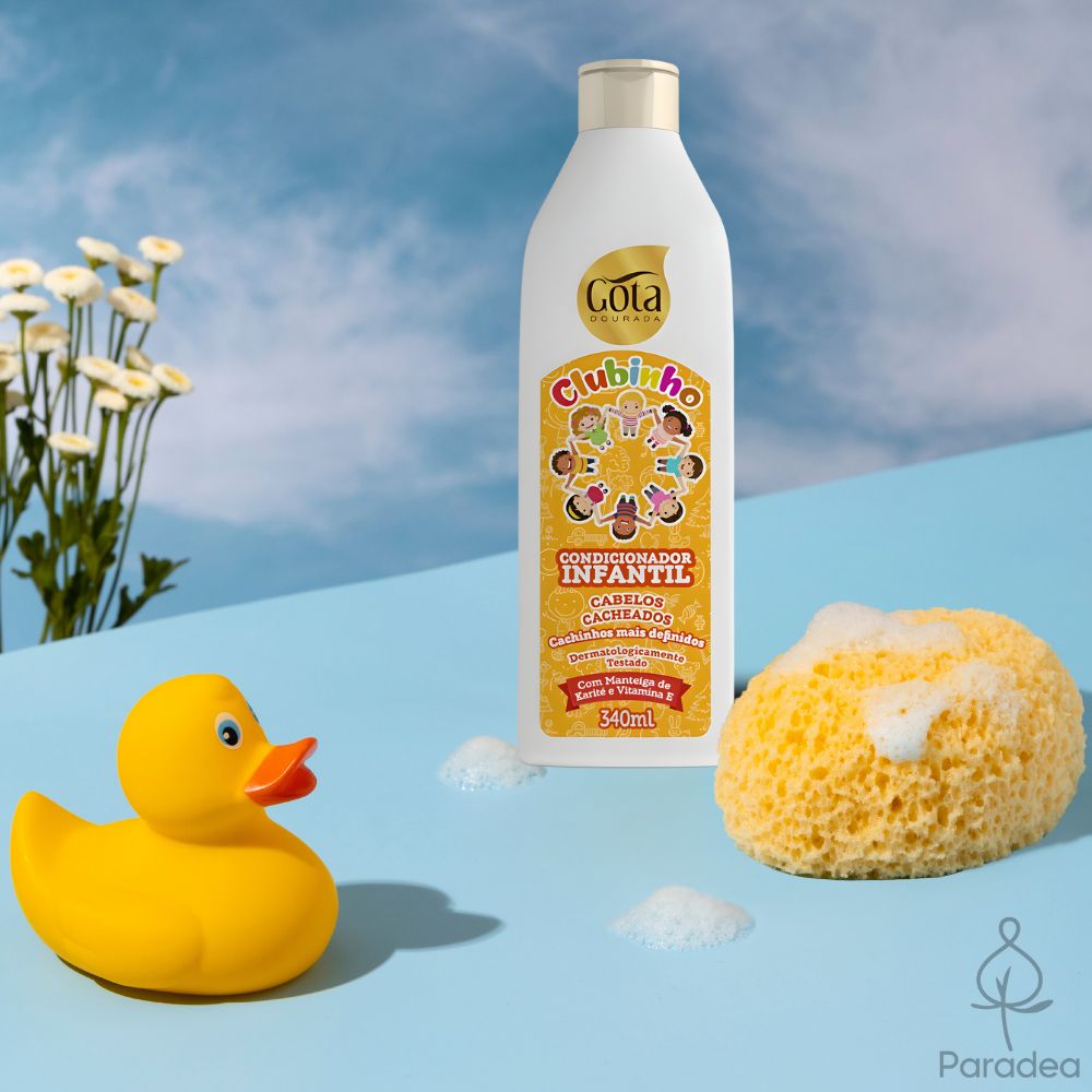 Gota Dourada Clubinho Cacheados - Balsamo bambini capelli ricci 340ml