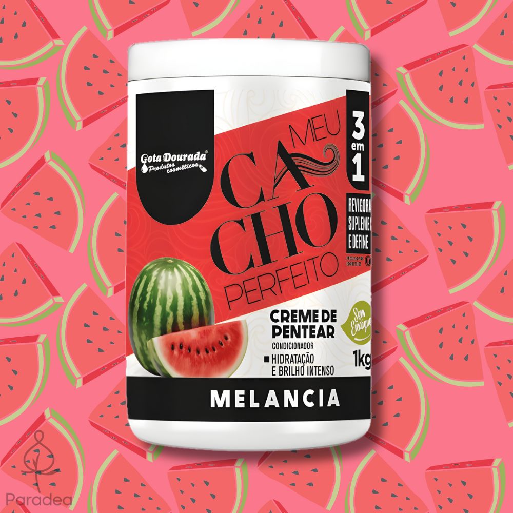 Gota Dourada Meu Cacho Perfeito Melancia - Crema ricci idratati e luminosi 1kg