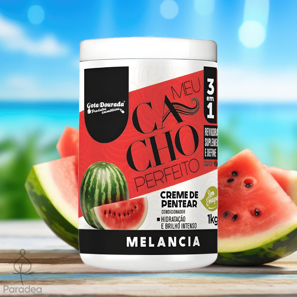 Gota Dourada Meu Cacho Perfeito Melancia - Crema ricci idratati e luminosi 1kg