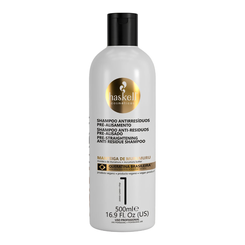 Haskell Keratreat Shampoo Antirresíduos - Shampoo Antiresidui Pre-Trattamento Lisciante 500ml