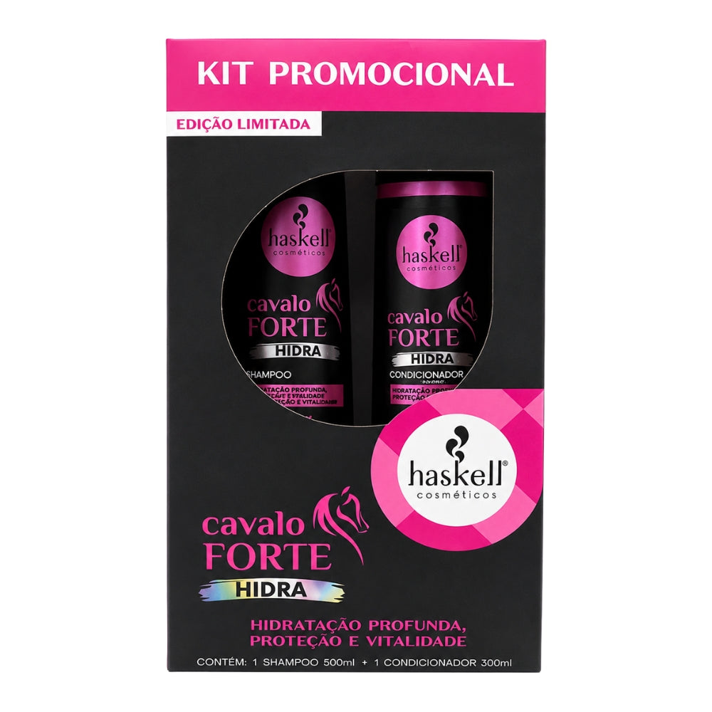 Haskell Kit Cavalo Forte Hidra - Shampoo + Balsamo idratazione profonda