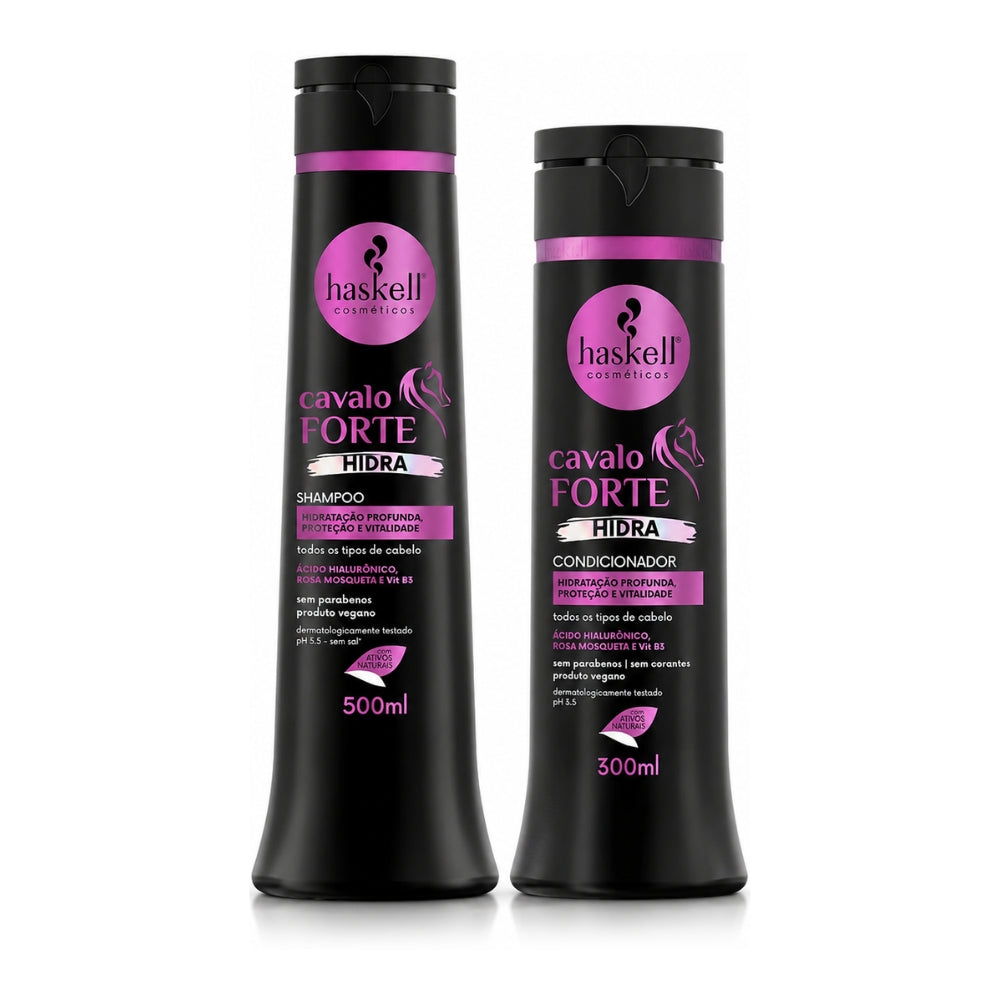 Haskell Kit Cavalo Forte Hidra - Shampoo + Balsamo idratazione profonda