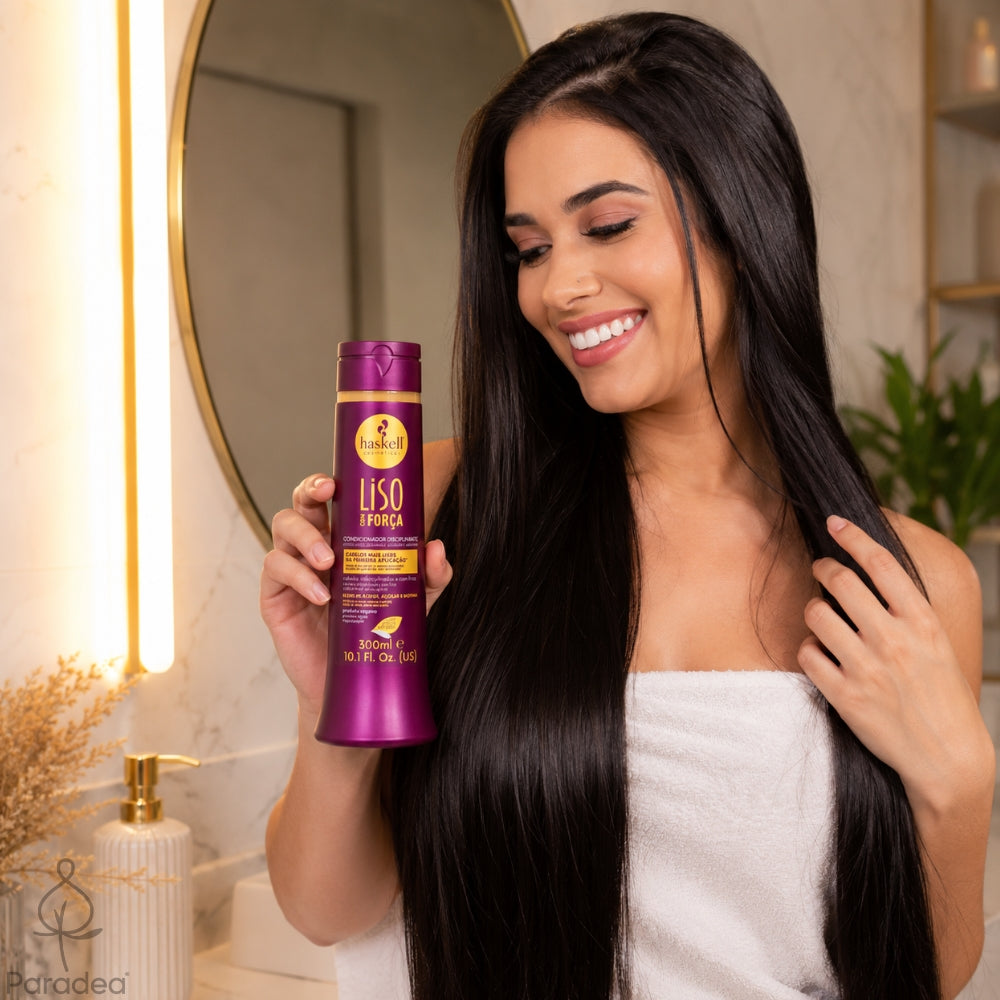 Haskell Liso com Força Condicionador - Balsamo disciplinante 300ml