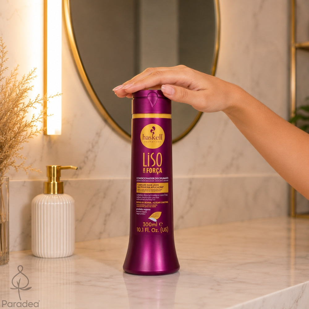 Haskell Liso com Força Condicionador - Balsamo disciplinante 300ml