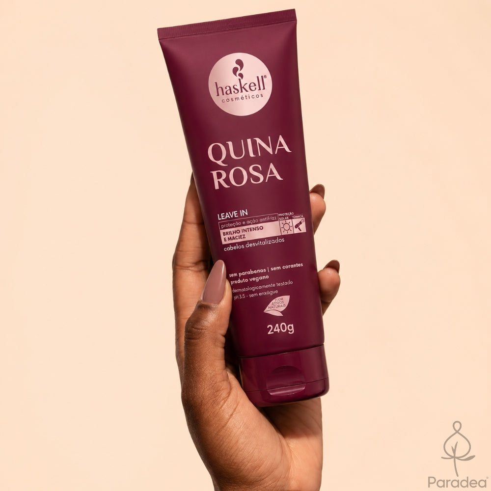 Haskell Quina Rosa Leave-in - Termoprotettore Antifrizz 240gr