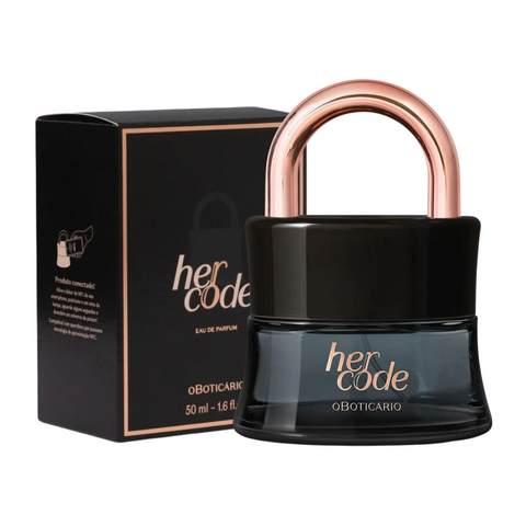 O BOTICÁRIO HER CODE - Eau de Parfum 50ml