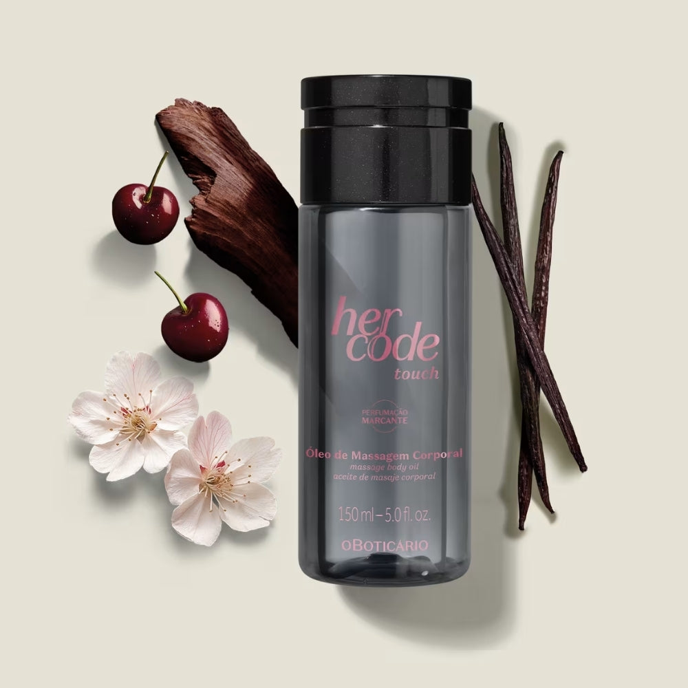 O Boticário Her Code Touch Óleo Corporal - Olio da massaggio profumato 150ml