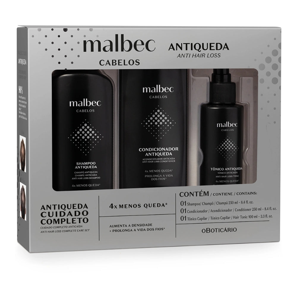 O Boticário Kit Malbec Club Antiqueda - Kit trattamento anticaduta capelli