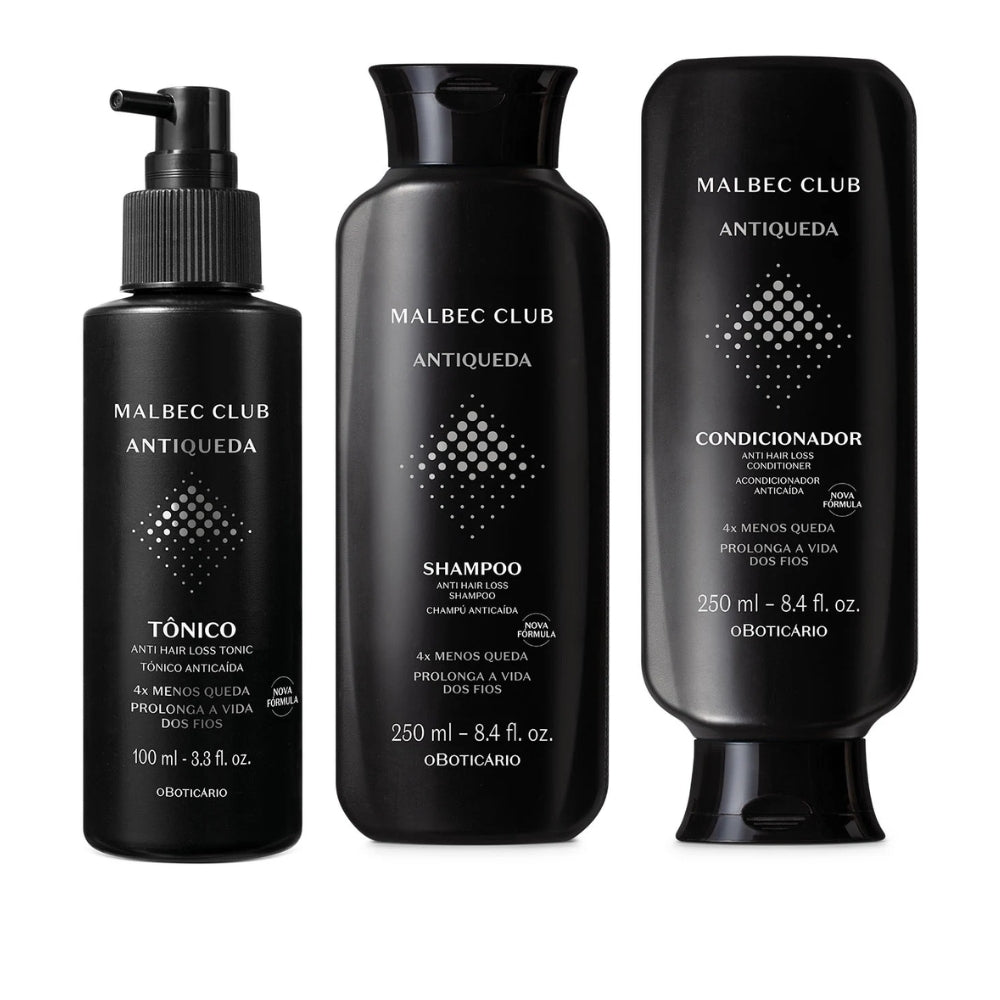 O Boticário Kit Malbec Club Antiqueda - Kit trattamento anticaduta capelli