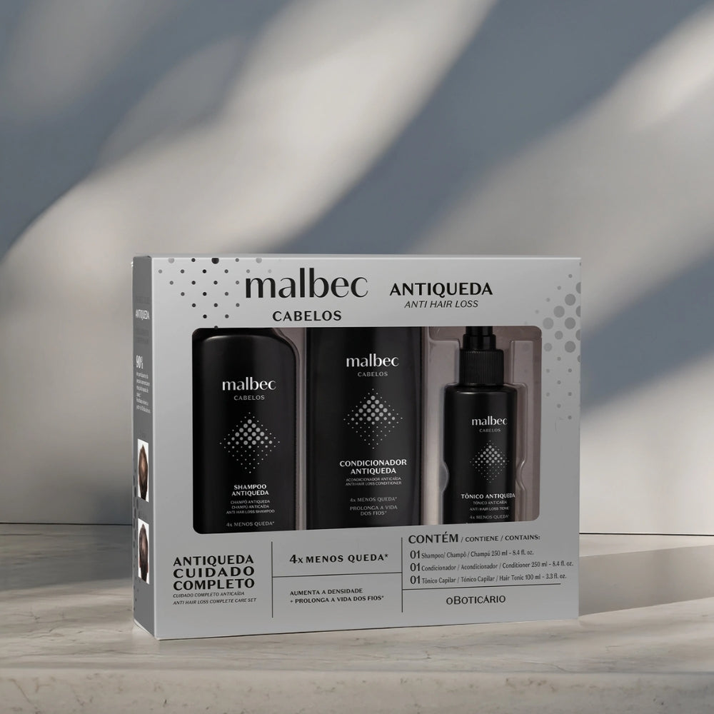O Boticário Kit Malbec Club Antiqueda - Kit trattamento anticaduta capelli