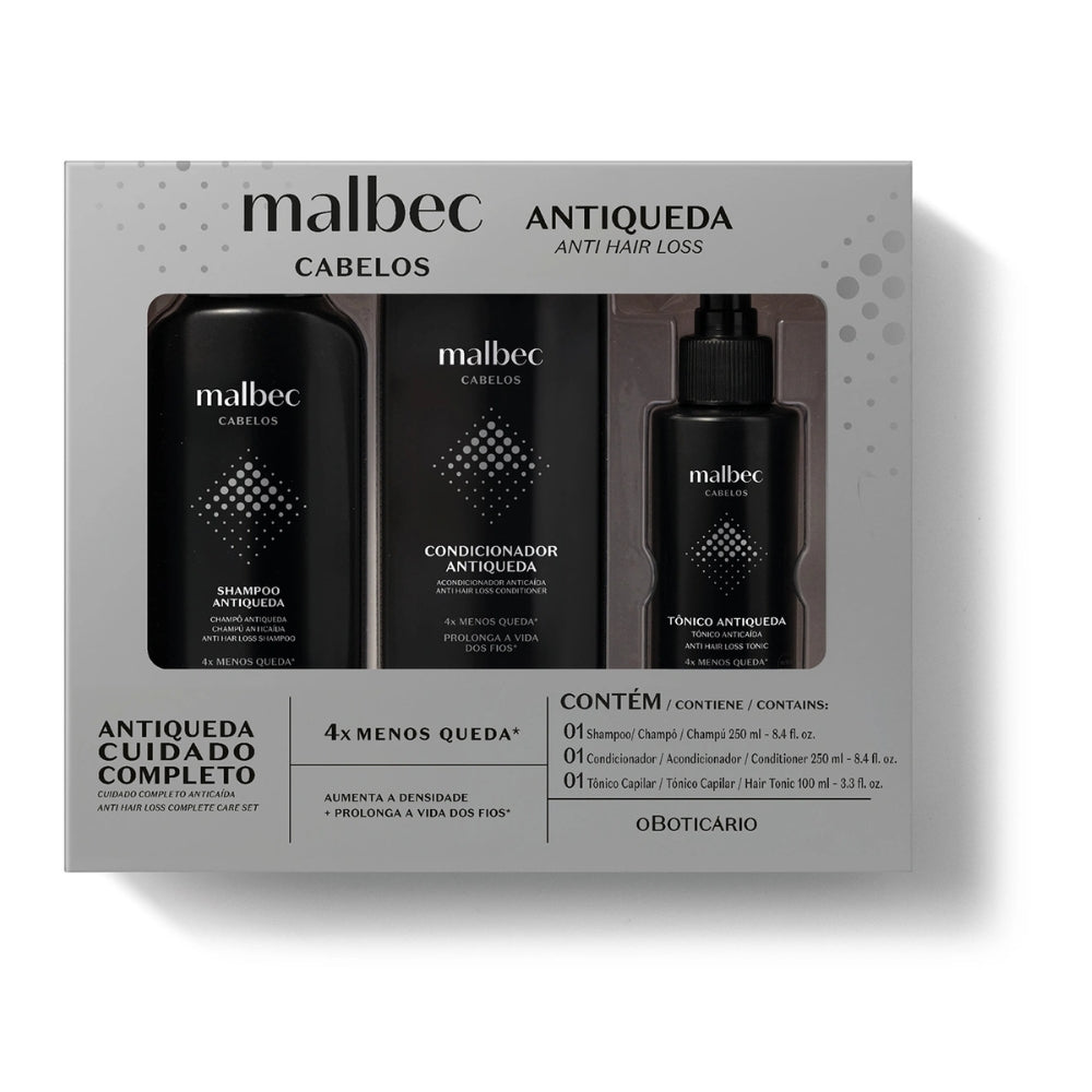 O Boticário Kit Malbec Club Antiqueda - Kit trattamento anticaduta capelli