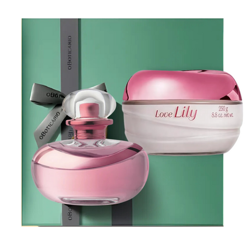 O BOTICÁRIO LOVE LILY Coffret cadeau - Crème Satinée &amp; Eau de Parfum