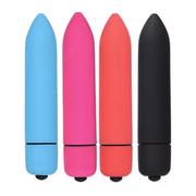 Mini massaggiatore a batteria AAA rivestito con silicone