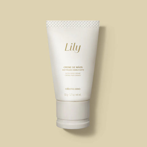 O BOTICÁRIO LILY Crème pour la peau Acetinado 50g - Crème pour les mains