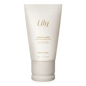 O BOTICÁRIO LILY Cream for skin Acetinado 50g - Hand cream