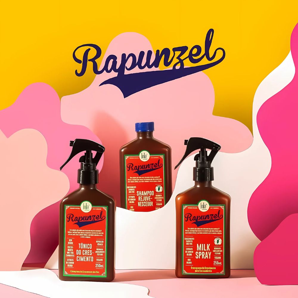 Lola Cosmetics Kit Rapunzel - Shampoo + Tonico crescita + Milk Spray