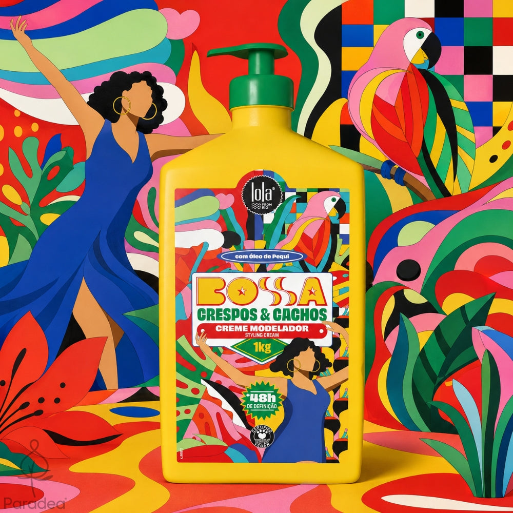 Lola Cosmetics Bossa Crespos & Cachos Creme Modelador - Crema definizione ricci e afro 1kg