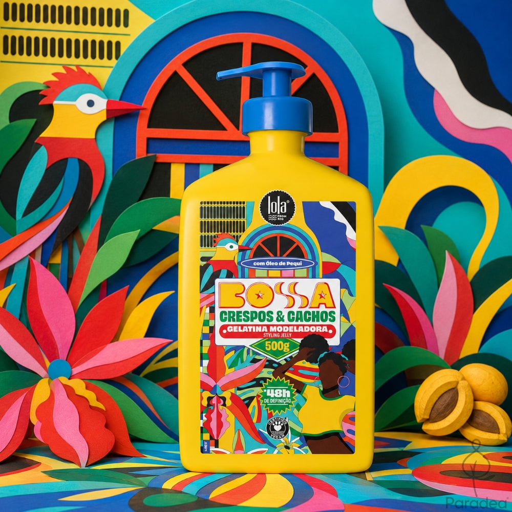 Lola Cosmetics Bossa Crespos & Cachos Gelatina Modeladora - Gelatina modellante ricci e afro 500gr
