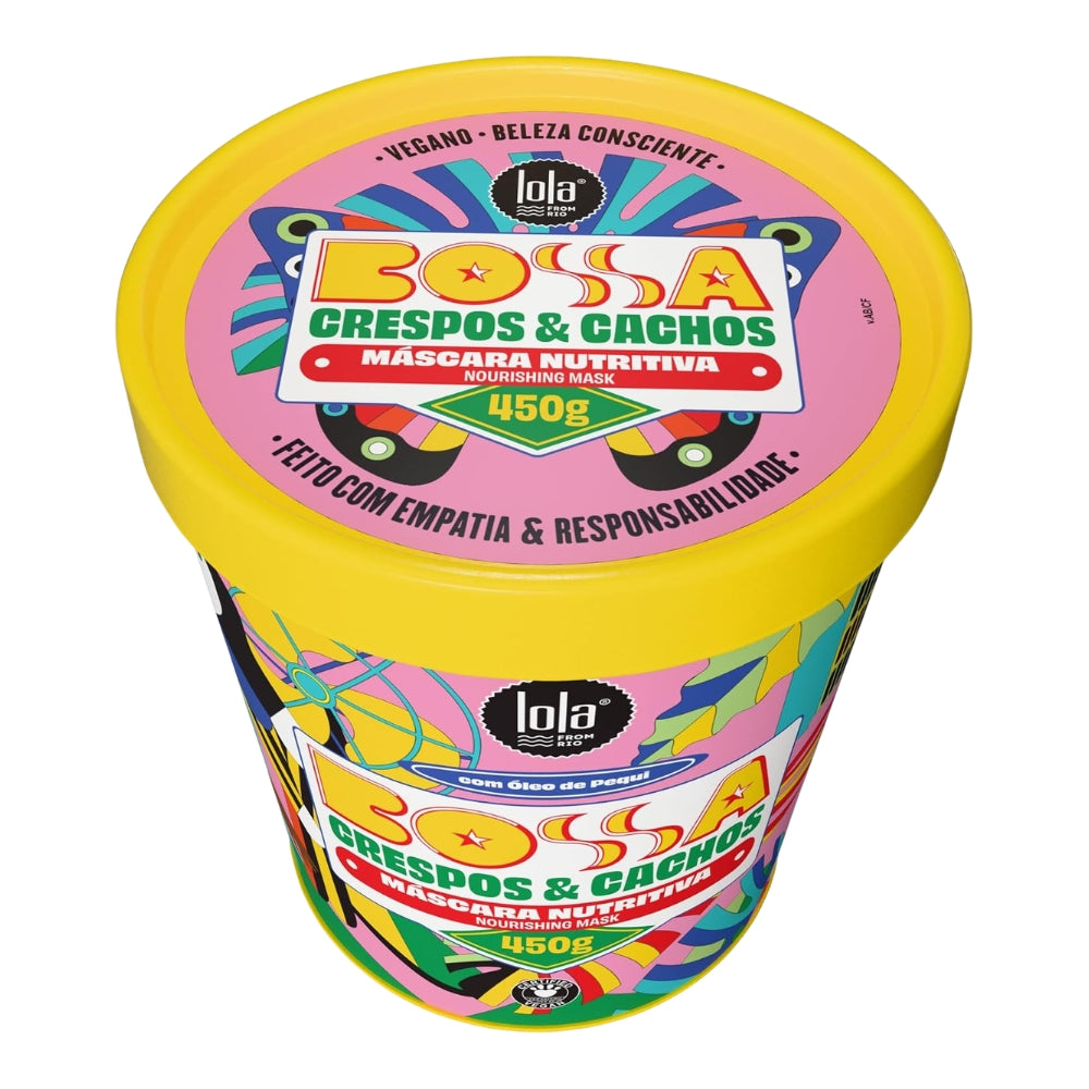 Lola Cosmetics Bossa Crespos & Cachos Máscara Nutritiva - Maschera nutriente ricci e afro 450gr