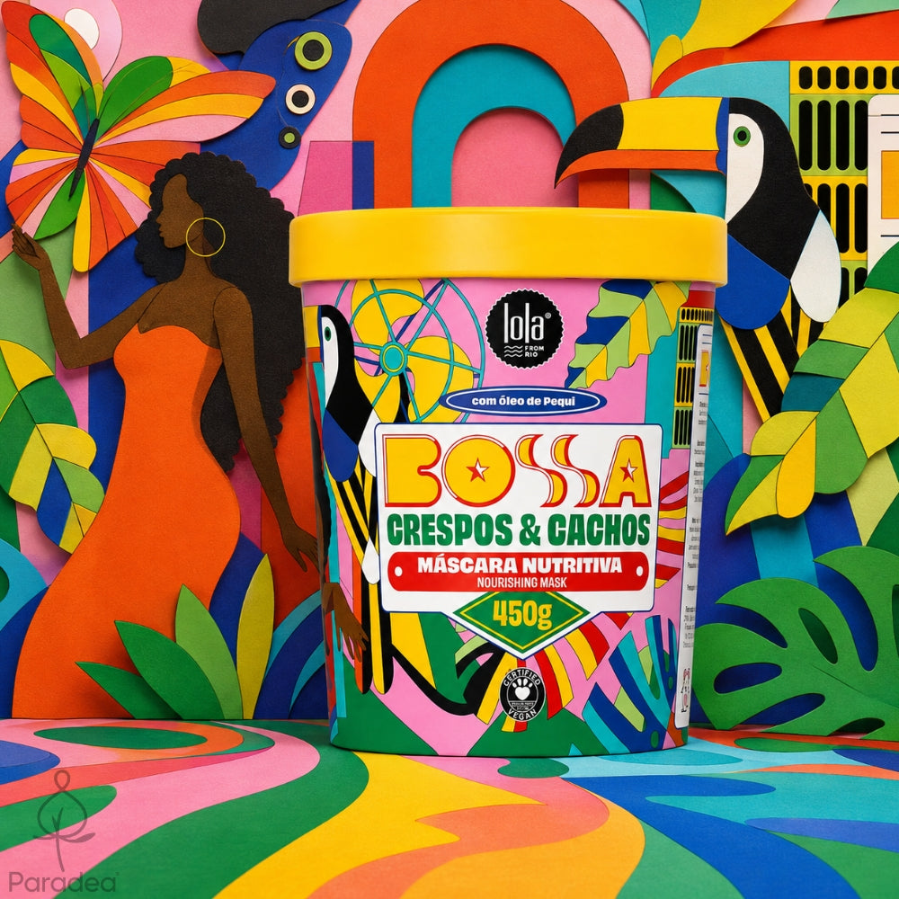 Lola Cosmetics Bossa Crespos & Cachos Máscara Nutritiva - Maschera nutriente ricci e afro 450gr