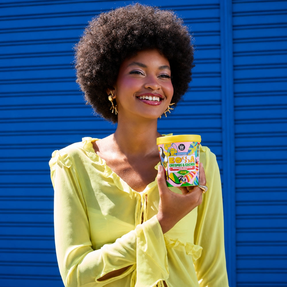 Lola Cosmetics Bossa Crespos & Cachos Máscara Nutritiva - Maschera nutriente ricci e afro 450gr
