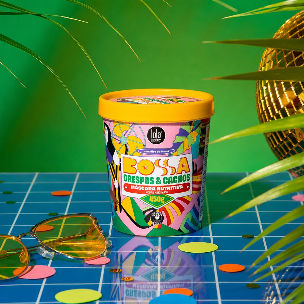 Lola Cosmetics Bossa Crespos & Cachos Máscara Nutritiva - Maschera nutriente ricci e afro 450gr