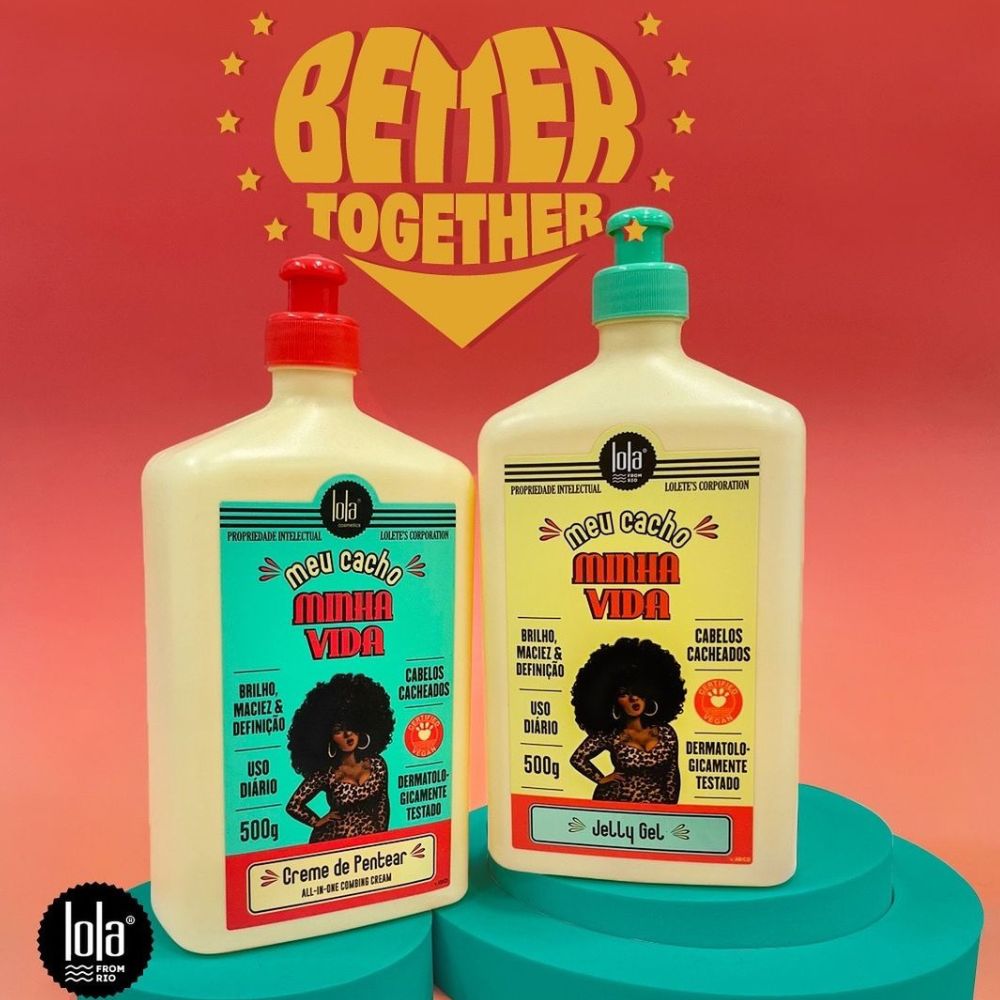 Lola Cosmetics Meu Cacho Minha Vida – Jelly Gel & Crema districante