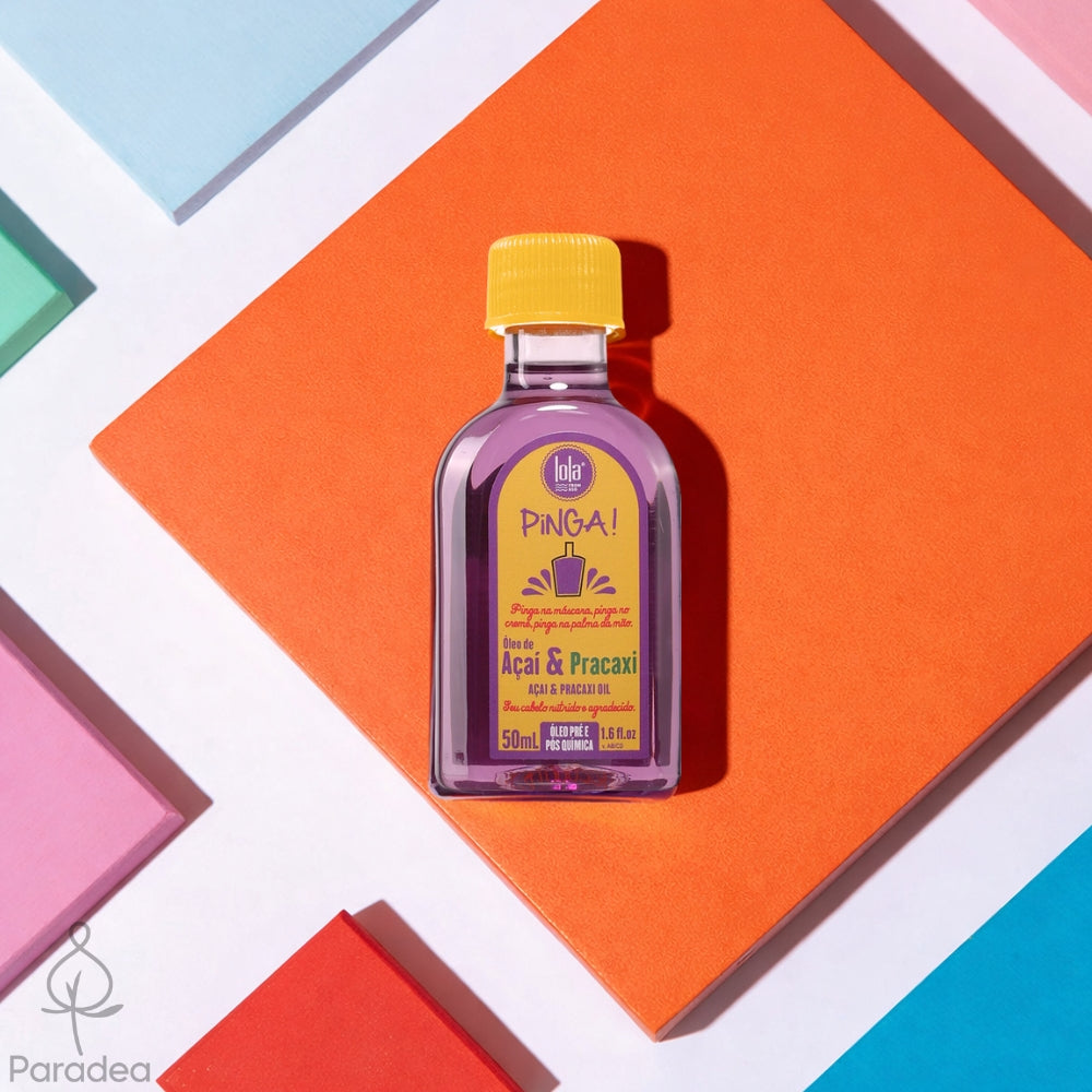 Lola Cosmetics Pinga! Óleo Açaí & Pracaxi - Olio capelli anti-crespo e protettivo 50ml