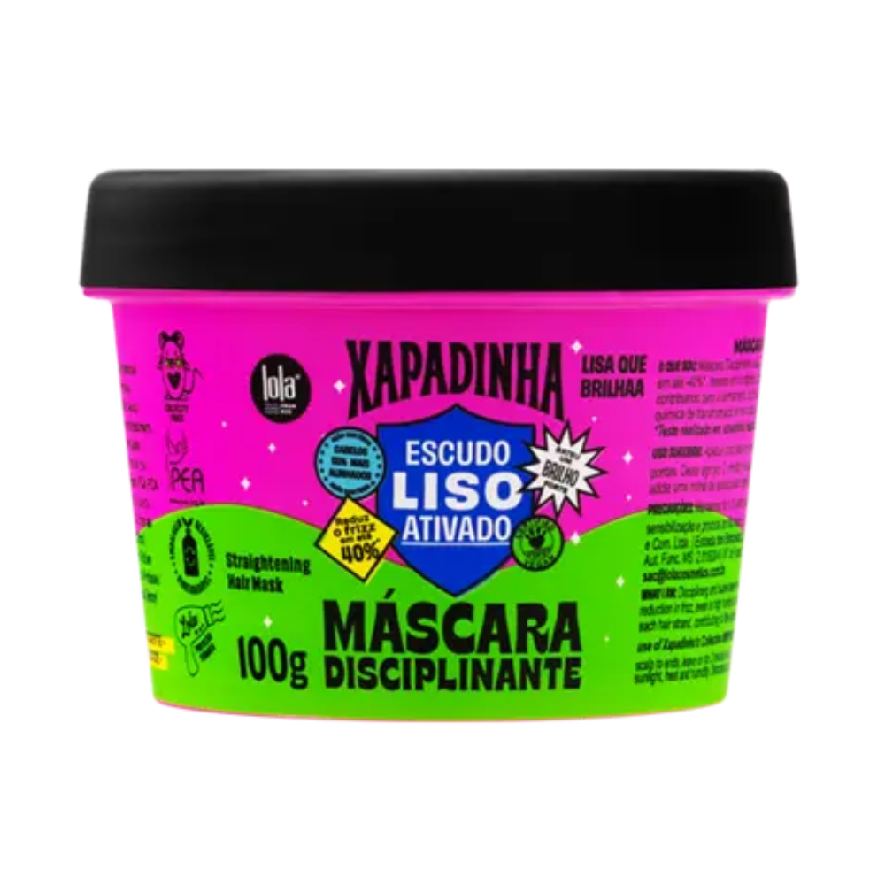LOLA COSMETICS Xapadinha Máscara Disciplinante - Maschera disciplinante capelli lisci 100gr