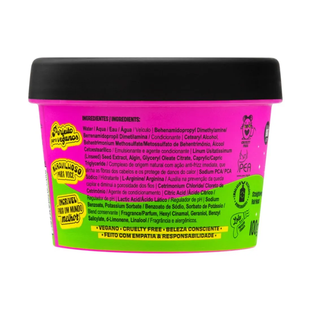 LOLA COSMETICS Xapadinha Máscara Disciplinante - Maschera disciplinante capelli lisci 100gr